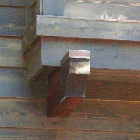 Square Copper Beam Caps