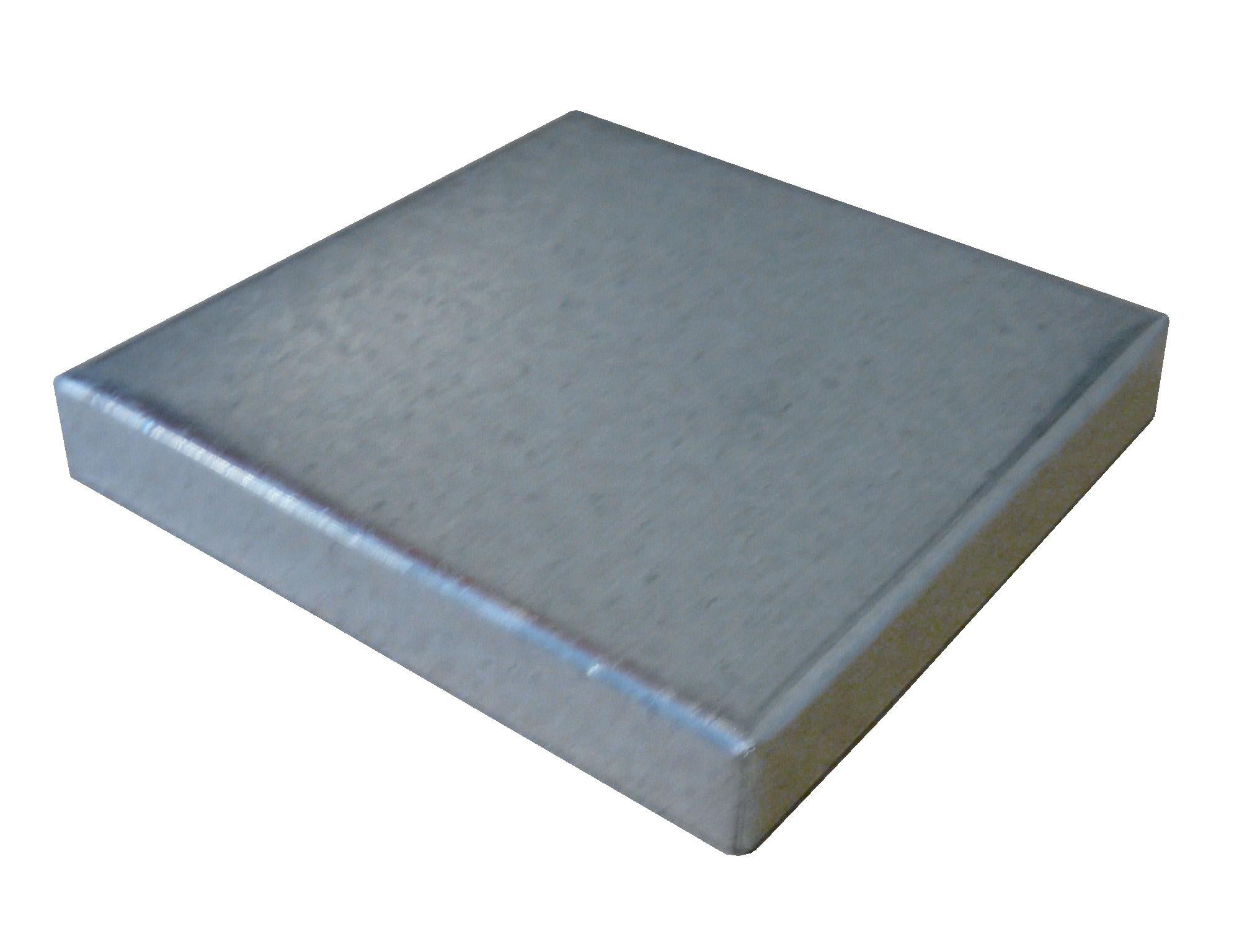 Custom Low Profile Galvanized Post Caps | Sheet Metal Caps
