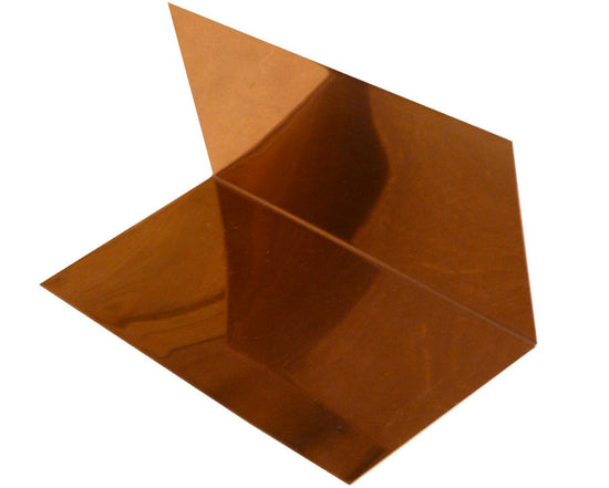 4 x 4 x 8 Copper Step Flashing