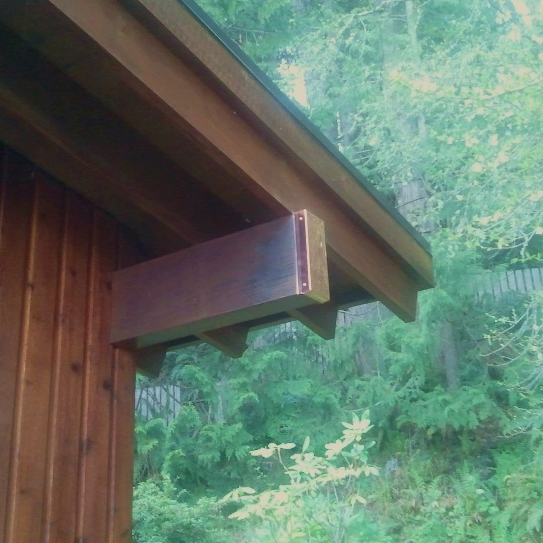 Square Copper Beam Caps