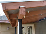 Low Profile Galvanized Beam Cap Covered Porch