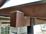 Installed Low Profile Galvanized Beam Cap