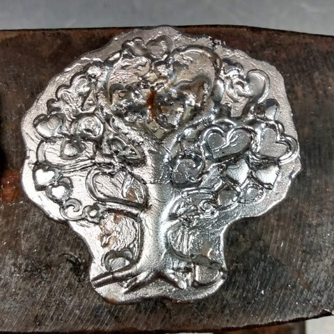 Silver Heart Tree